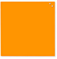 GLASTAVLE MAGNETISK ORANGE 45X45CM