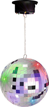 Discokugle med led lys