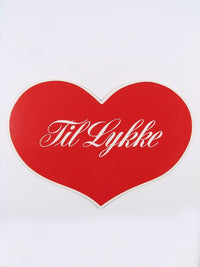 Skjold tillykke hjerte