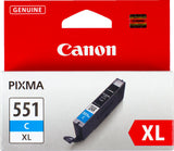 Canon CLI-551 xl cyan ink tank printerpatron