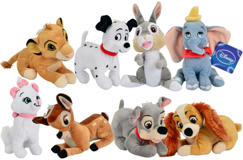 PLYS DISNEY DYREVENNER 20 CM ASS