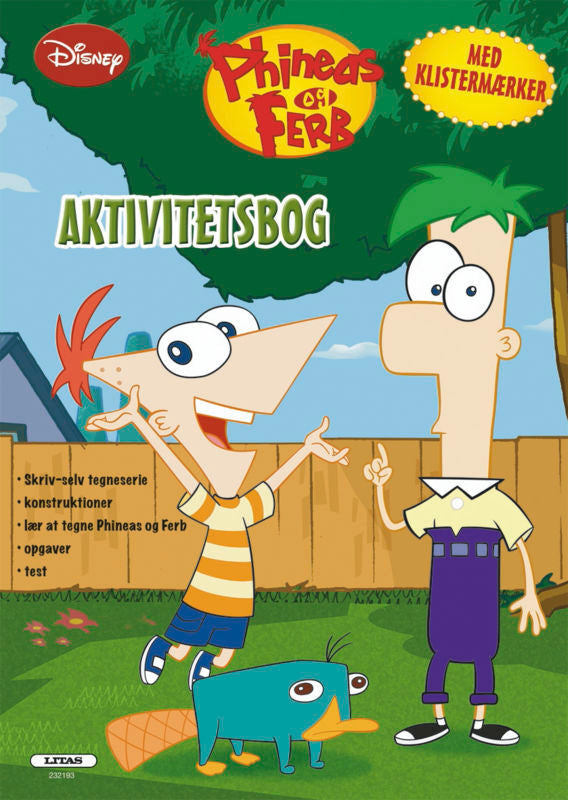 PHINEAS OG FERB AKTIVITETSBOG