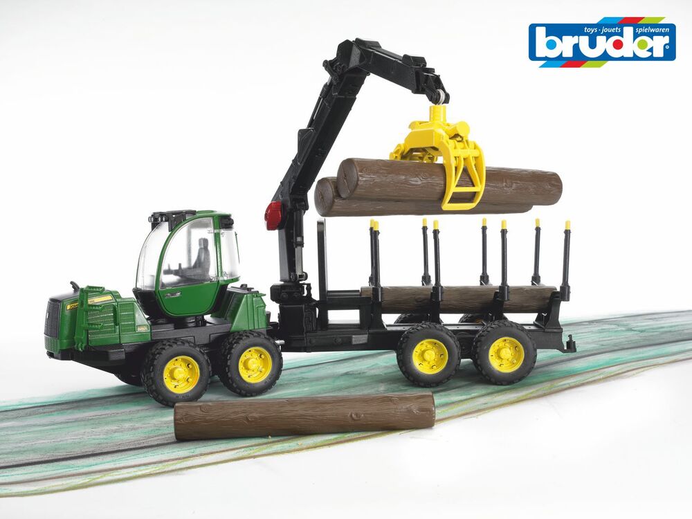 Bruder John Deere 1210E 4-akslet skovvogn