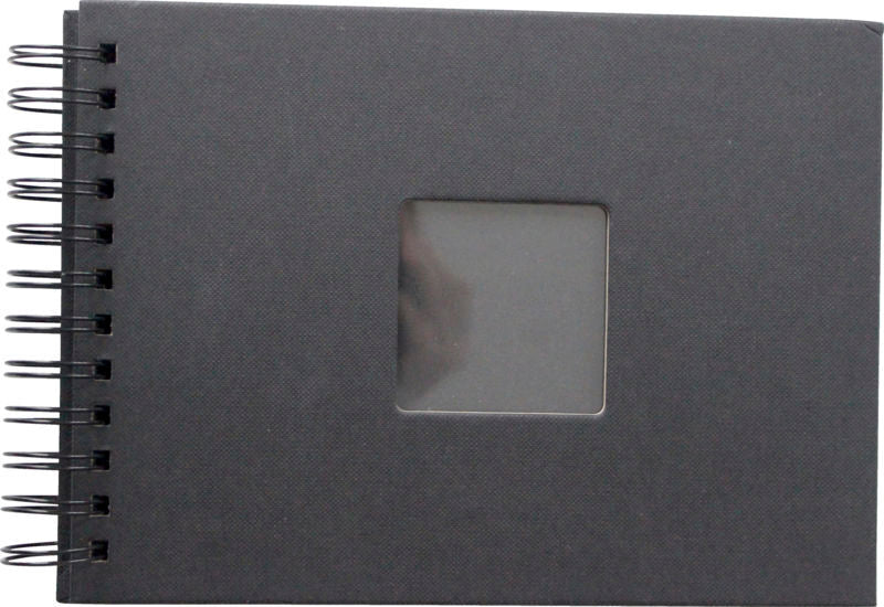 Album spiral sort 40 sorte sider 23x17