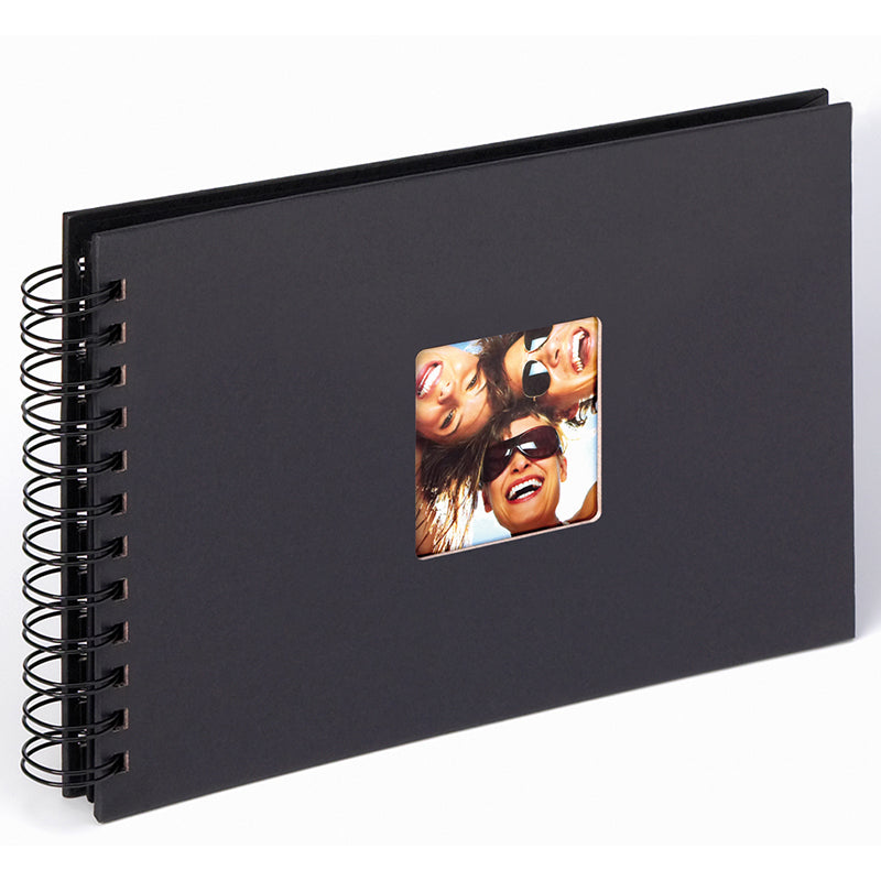 Album spiral sort 40 sorte sider 23x17