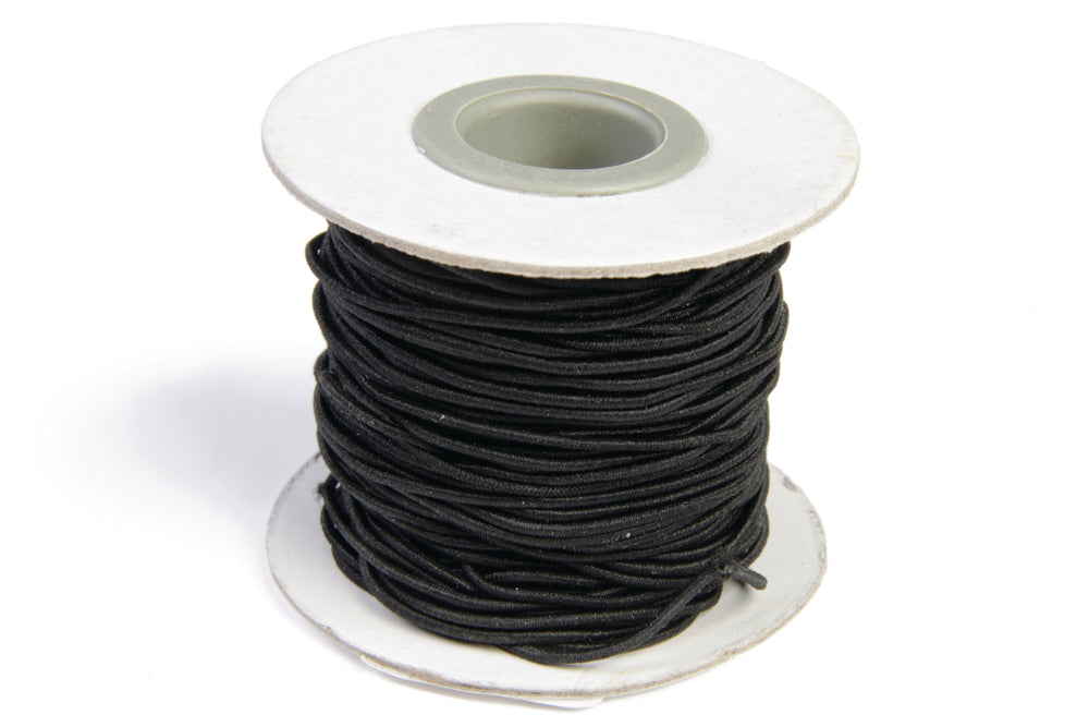 Elastiksnor 1,2mmx25m sort