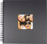 Album spiral sort 50 sorte sider 30x30