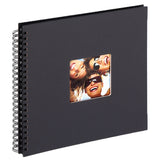 Album spiral sort 50 sorte sider 30x30