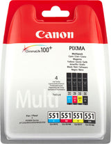 Canon CLI-551 c/m/y/bk multi pack printerpatron
