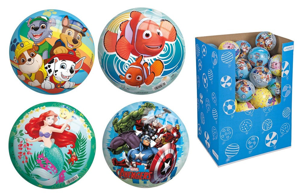 Plastbolde 23 cm asst
