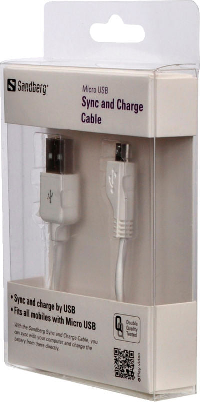 KABEL MICRO USB SYNC/CHARGE 1M SANDBERG
