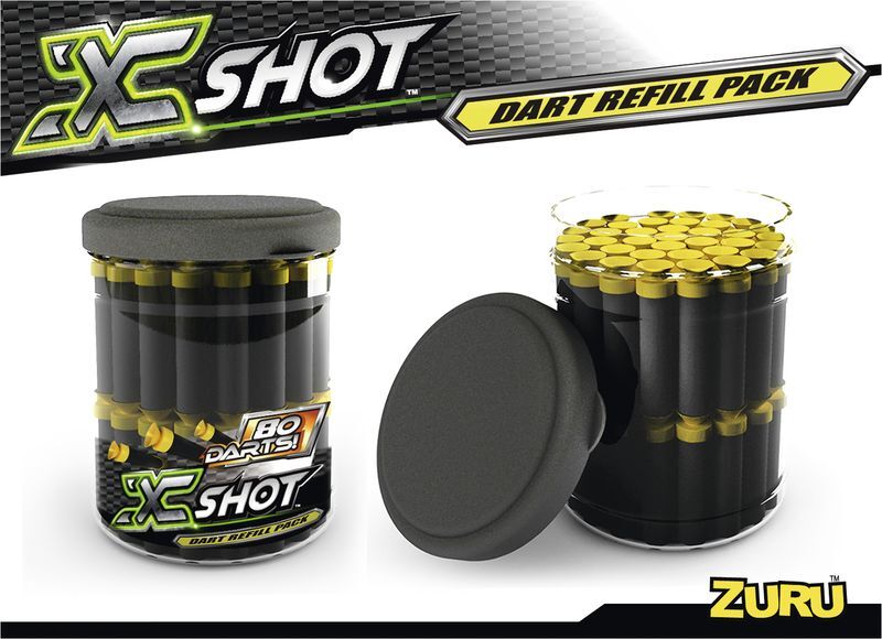 X-SHOT 80 EKSTRA DARTS (REFILL)