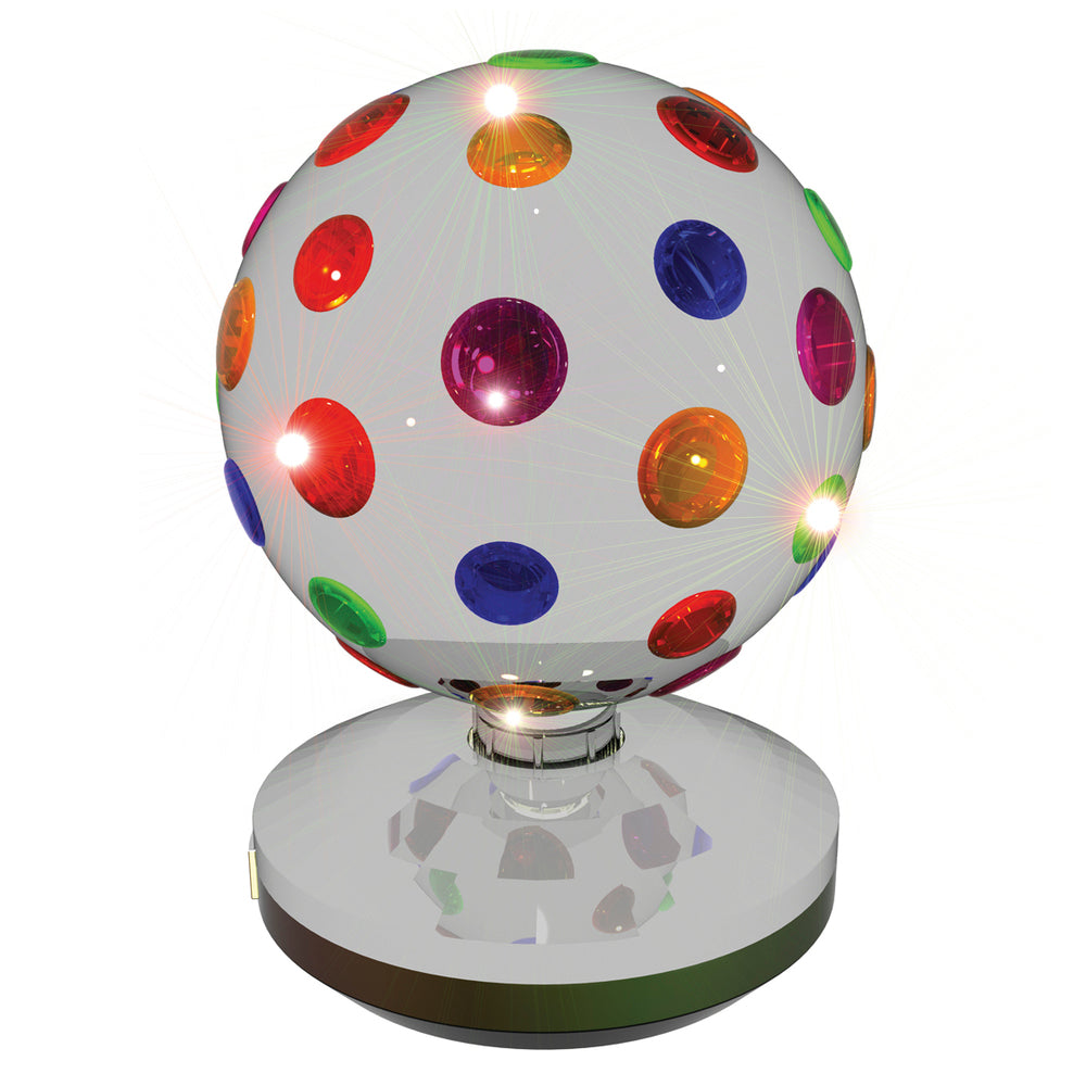 DISKO KUGLE SØLV 20 CM