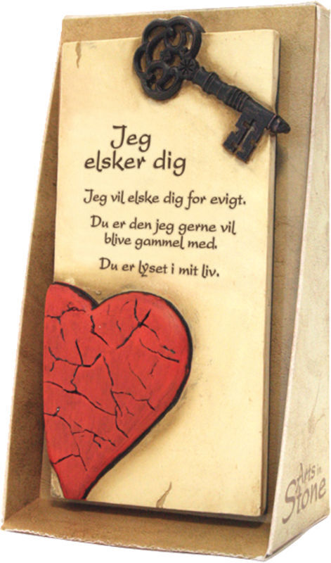 ARTS IN STONE JEG ELSKER DIG