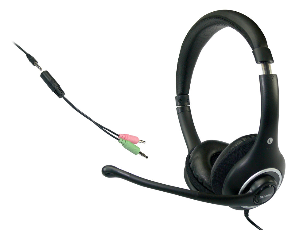 HEADSET PLUG'N TALK SORT SANDBERG