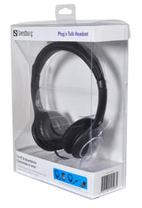 HEADSET PLUG'N TALK SORT SANDBERG