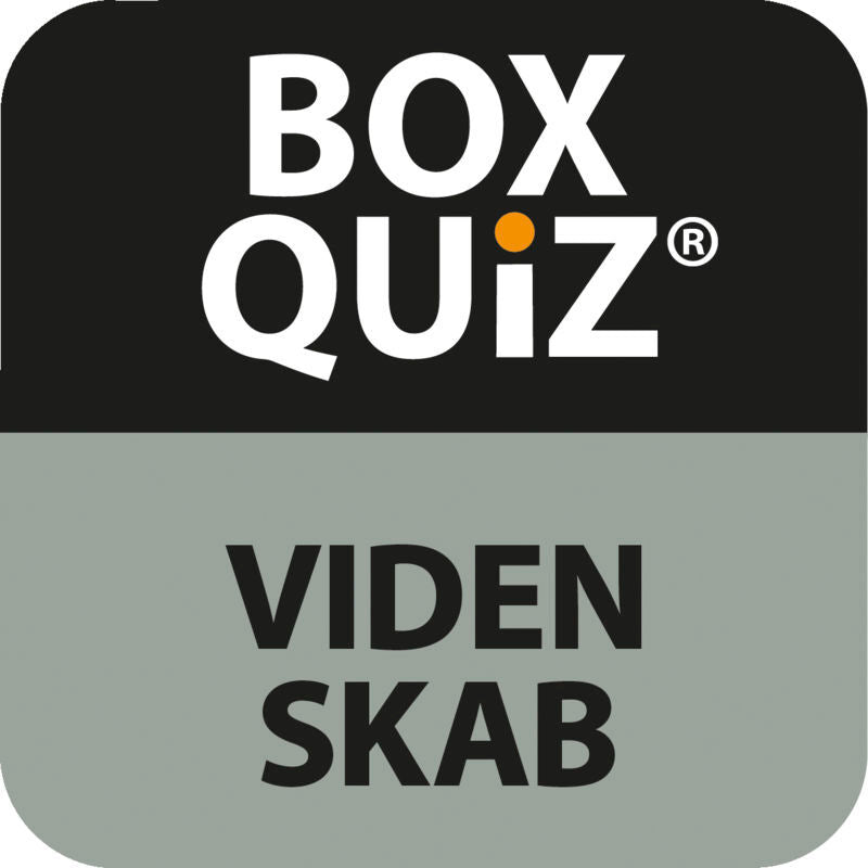 SPIL BOX QUIZ VIDENSKAB GRÅ