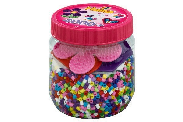 Hama perler 4000stk + 3 stiftplader ass