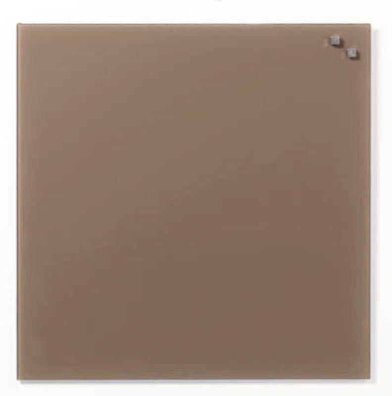 GLASTAVLE MAGNETISK BEIGE 45X45 CM