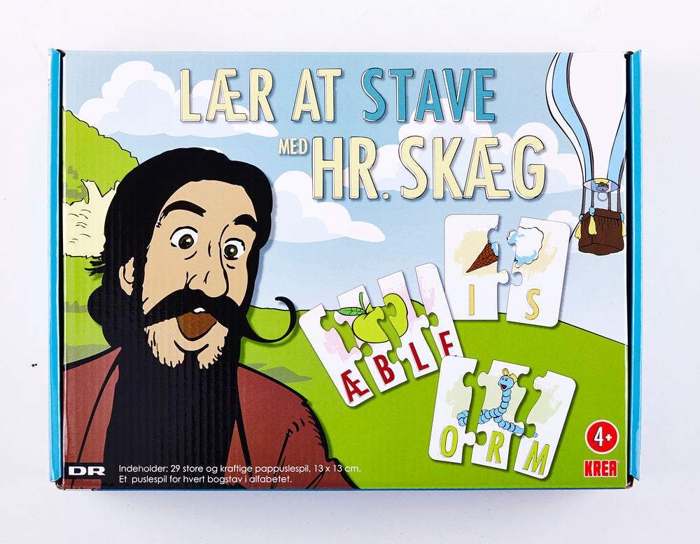 HR. SKÆG LÆR AT STAVE