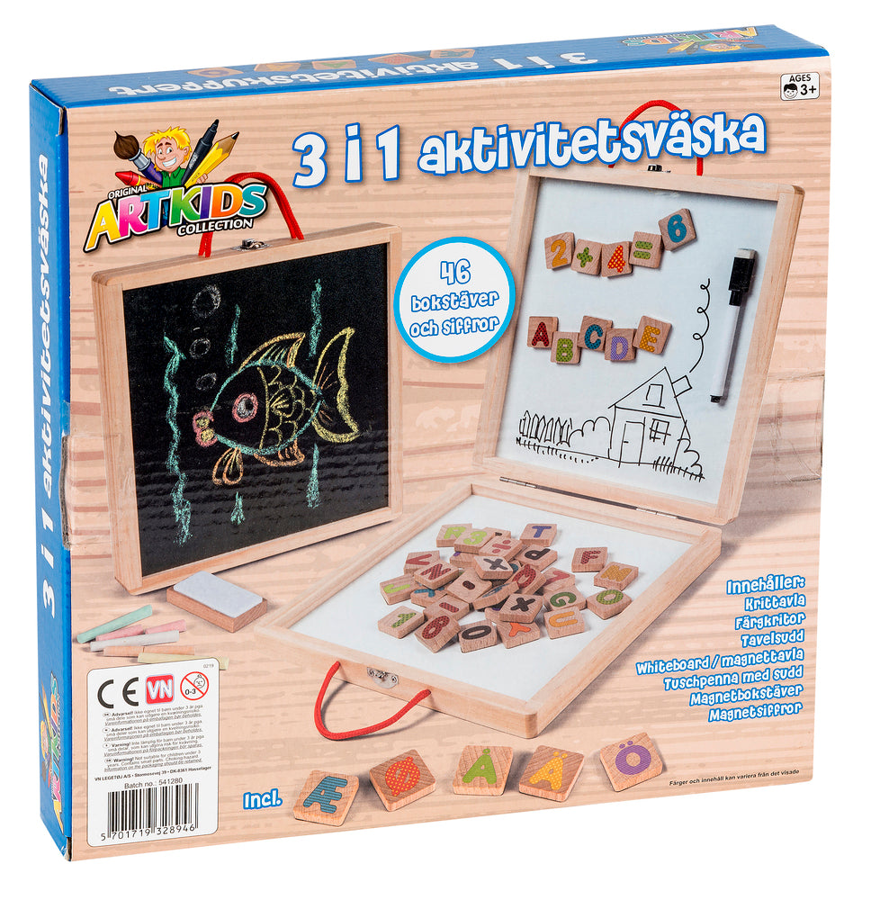 3 i 1 magnet tavle