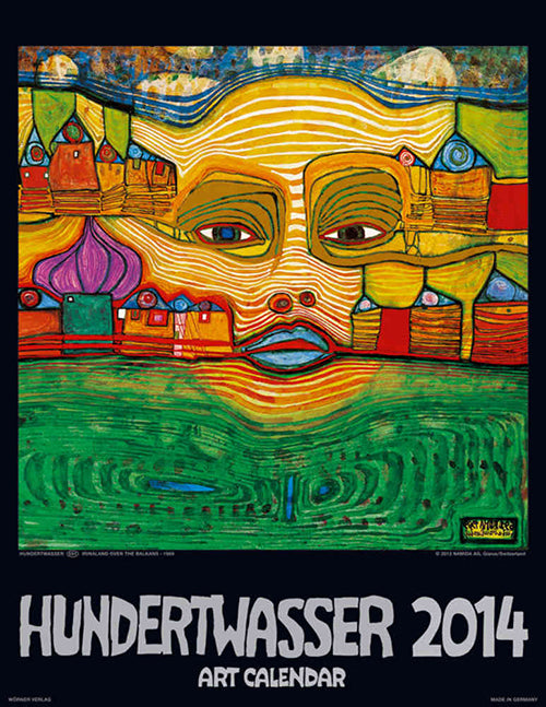 Hundertwasser Art Calendar 2014