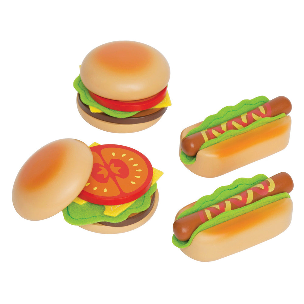 LEGEMAD HAMBURGER OG HOTDOGS