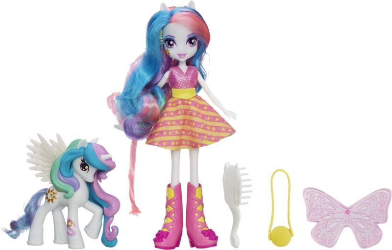 EG DOLL MED PONY ASS