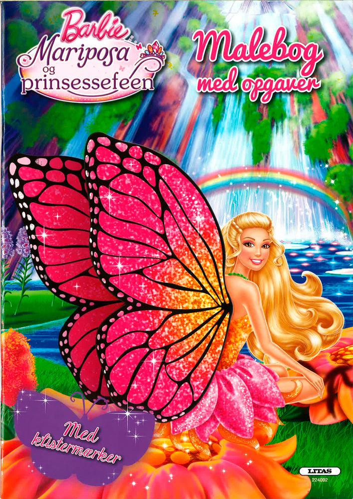 MALEBOG BARBIE MED OPGAVER