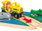 BRIO SAFARI TOG MED KROKODILLE OG FLODHEST
