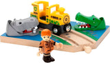 BRIO SAFARI TOG MED KROKODILLE OG FLODHEST