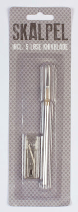 Skalpel incl. 5 løse knivblade