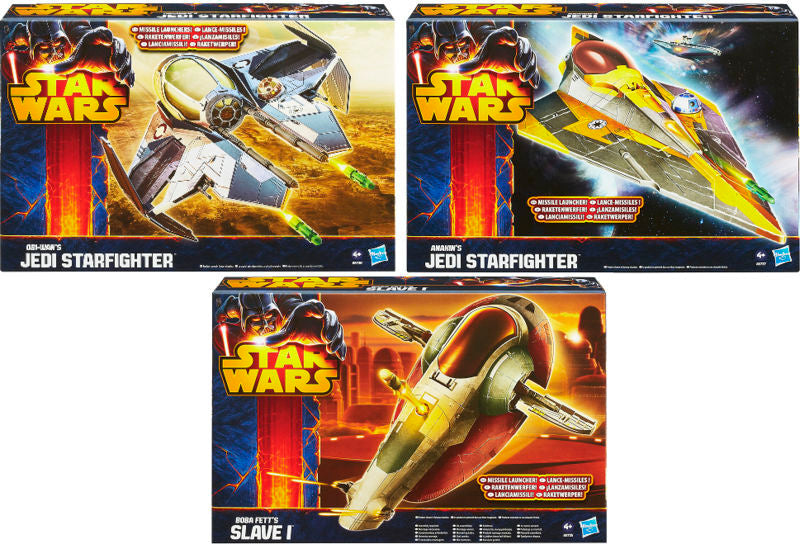 STAR WARS CLASS II VEHICLES (9,5 CM) ASS
