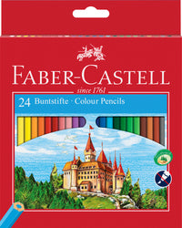 Farveblyant slot Faber-Castell 24 ass.