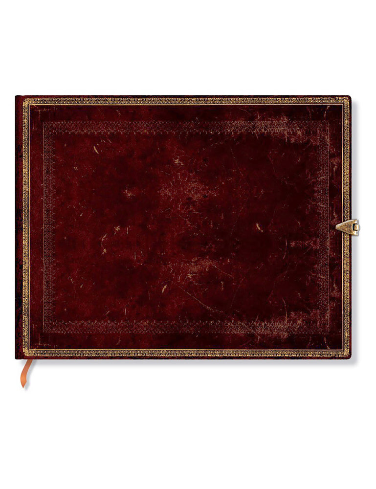 GÆSTEBOG PAPERBLANKS OLD LEATHER MOROCCAN