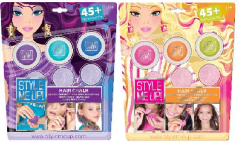 STYLE ME UP HAIR CHALK COLOR ASS.
