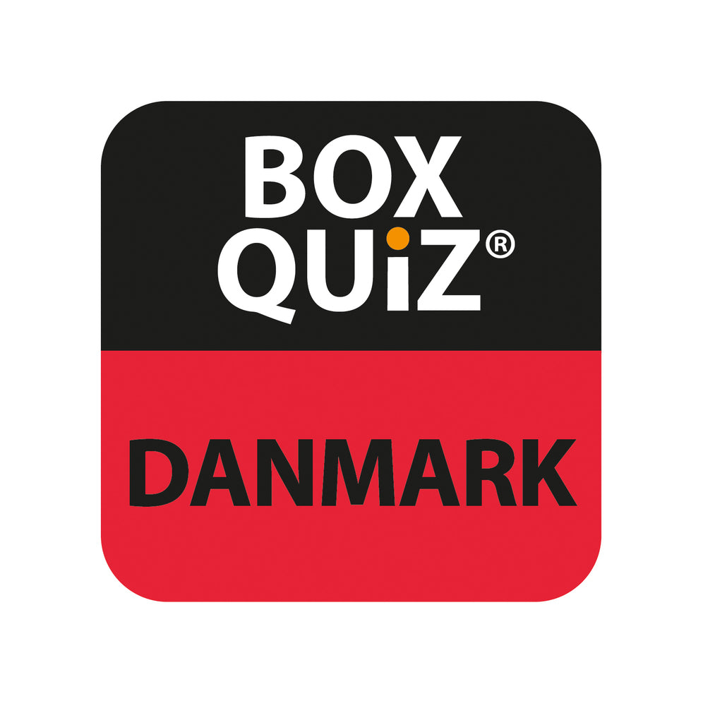 SPIL BOX QUIZ DANMARK RØD