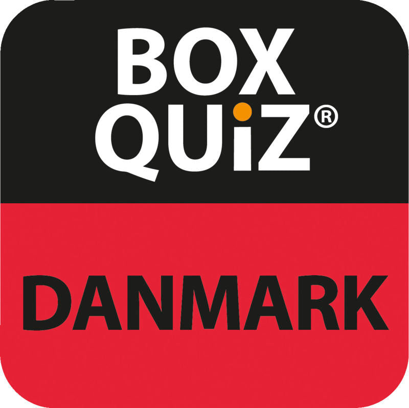 SPIL BOX QUIZ DANMARK RØD