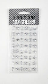 STICKERS MED STJERNER SØLV