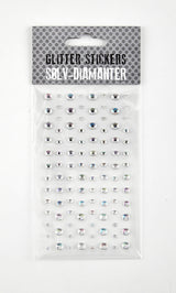 STICKERS MED DIAMANTER SØLV