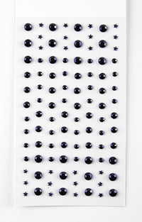 STICKERS MED DIAMANTER SORT