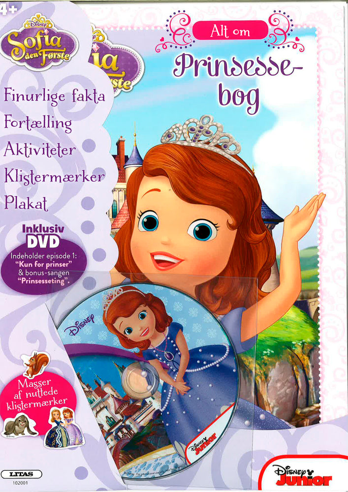 SOFIA DEN FØRSTE PRINSESSEBOG MED CD