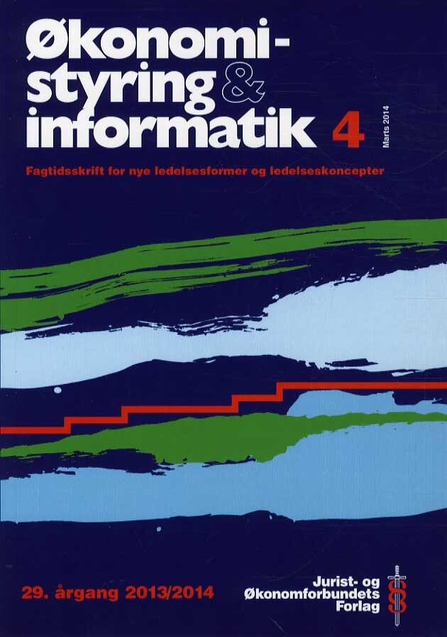 Økonomistyring & informatik  nr. 4,  29. årgang 2013/2014