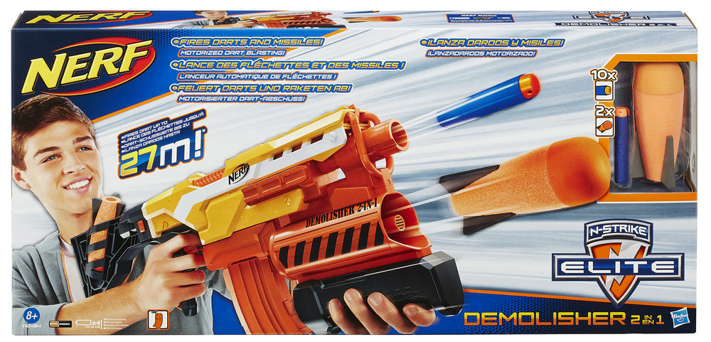 NERF N'STRIKE ELITE ELITE DEMOLISHER 2-IN-1 BLASTER