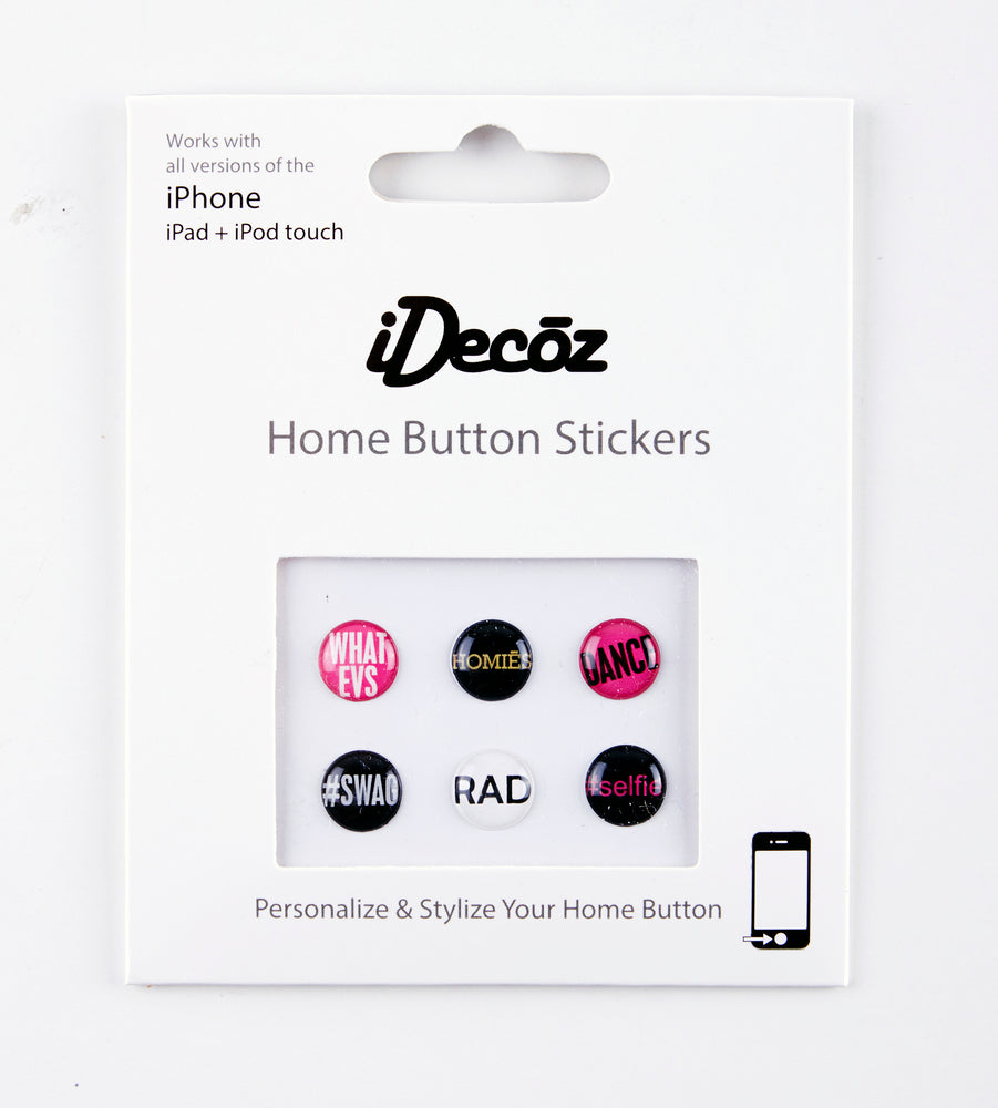 STICKERS TIL HOME BUTTON IPHONE, IPAD, IPOD