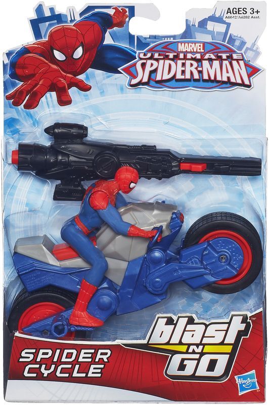 SPIDERMAN BLAST N' GO RACERS ASS.