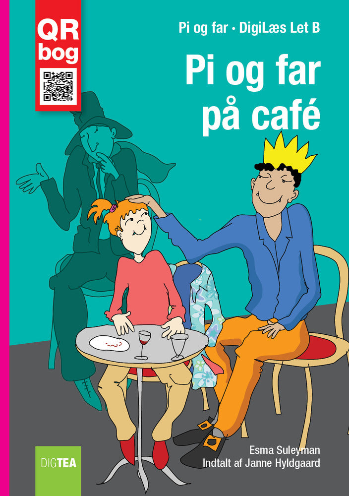 Pi og far på café