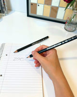 Blyant Graphit Stylus HB jumbo sort 6 stk