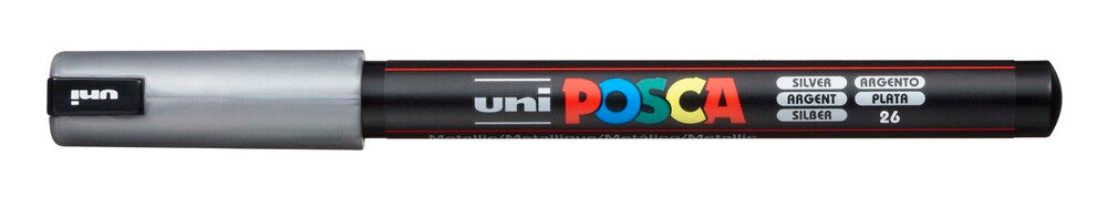 Paintmarker Uni POSCA pc-1mr sølv