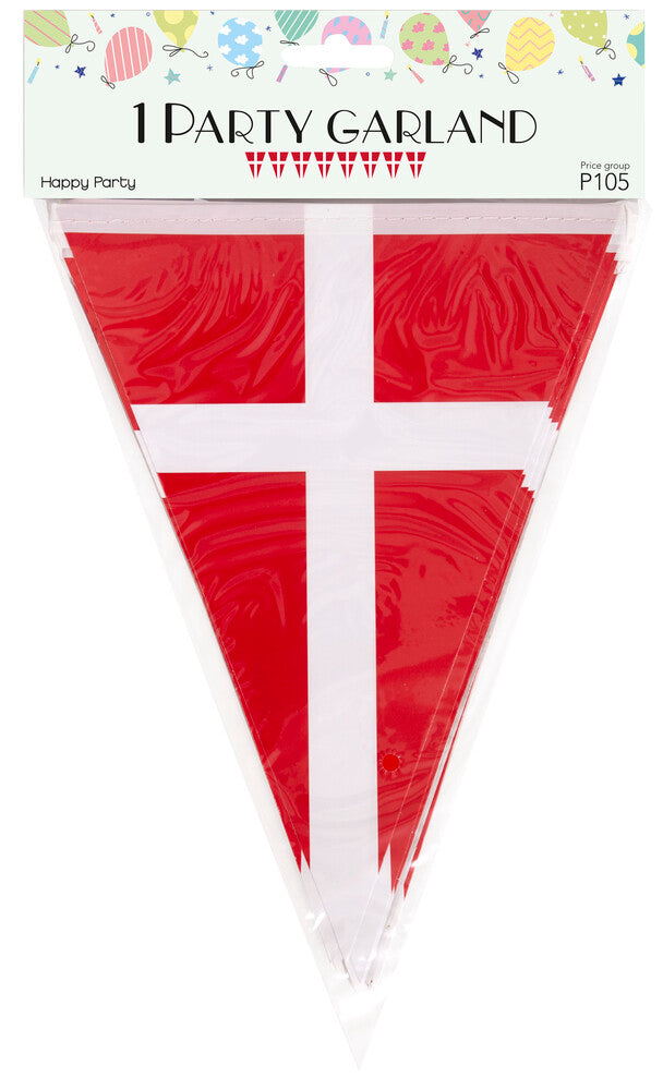 Flag vimpel dk 2.5 meter 12 flag